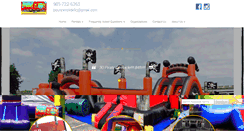 Desktop Screenshot of bouncenslidepartyrentals.com